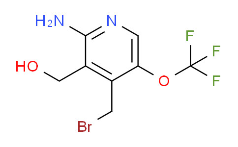 2-Amino-4-(bromomethyl)-5-(trifluoromethoxy)pyridine-3-methanol