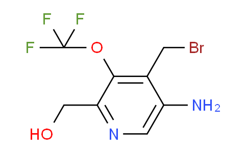 5-Amino-4-(bromomethyl)-3-(trifluoromethoxy)pyridine-2-methanol