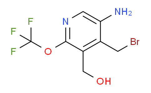 5-Amino-4-(bromomethyl)-2-(trifluoromethoxy)pyridine-3-methanol