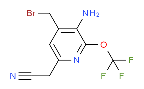 AM55148 | 1804478-91-8 | 3-Amino-4-(bromomethyl)-2-(trifluoromethoxy)pyridine-6-acetonitrile