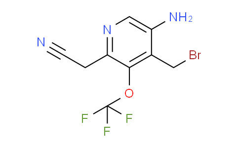 5-Amino-4-(bromomethyl)-3-(trifluoromethoxy)pyridine-2-acetonitrile
