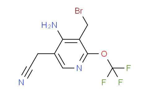 AM55160 | 1803650-91-0 | 4-Amino-3-(bromomethyl)-2-(trifluoromethoxy)pyridine-5-acetonitrile