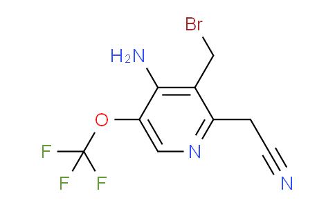 AM55161 | 1806232-50-7 | 4-Amino-3-(bromomethyl)-5-(trifluoromethoxy)pyridine-2-acetonitrile