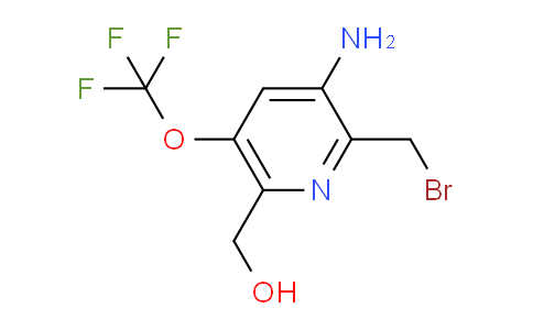 AM55170 | 1804015-92-6 | 3-Amino-2-(bromomethyl)-5-(trifluoromethoxy)pyridine-6-methanol