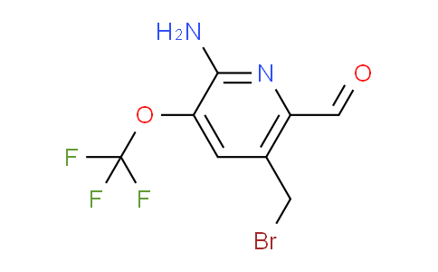 AM55178 | 1804469-30-4 | 2-Amino-5-(bromomethyl)-3-(trifluoromethoxy)pyridine-6-carboxaldehyde