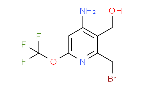 4-Amino-2-(bromomethyl)-6-(trifluoromethoxy)pyridine-3-methanol