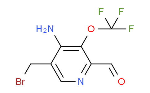 4-Amino-5-(bromomethyl)-3-(trifluoromethoxy)pyridine-2-carboxaldehyde