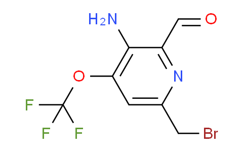AM55197 | 1804469-97-3 | 3-Amino-6-(bromomethyl)-4-(trifluoromethoxy)pyridine-2-carboxaldehyde