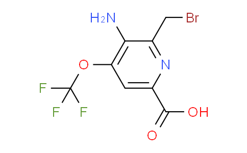 AM55206 | 1803630-18-3 | 3-Amino-2-(bromomethyl)-4-(trifluoromethoxy)pyridine-6-carboxylic acid