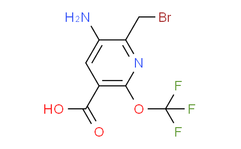 AM55207 | 1804538-50-8 | 3-Amino-2-(bromomethyl)-6-(trifluoromethoxy)pyridine-5-carboxylic acid