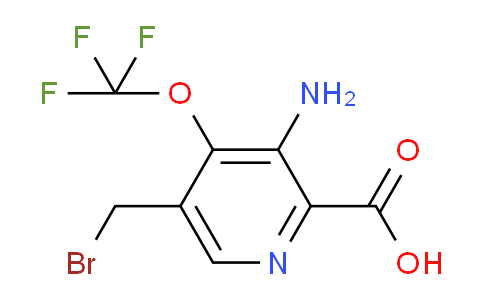 AM55217 | 1804017-25-1 | 3-Amino-5-(bromomethyl)-4-(trifluoromethoxy)pyridine-2-carboxylic acid