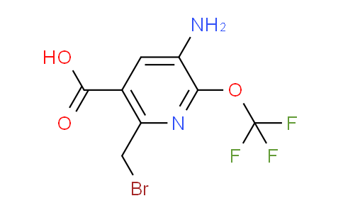 AM55228 | 1803630-39-8 | 3-Amino-6-(bromomethyl)-2-(trifluoromethoxy)pyridine-5-carboxylic acid