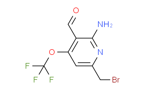 AM55237 | 1804469-46-2 | 2-Amino-6-(bromomethyl)-4-(trifluoromethoxy)pyridine-3-carboxaldehyde