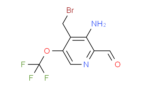 AM55247 | 1806131-04-3 | 3-Amino-4-(bromomethyl)-5-(trifluoromethoxy)pyridine-2-carboxaldehyde