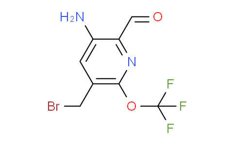 AM55253 | 1803629-99-3 | 3-Amino-5-(bromomethyl)-6-(trifluoromethoxy)pyridine-2-carboxaldehyde