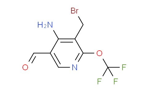 AM55256 | 1804580-39-9 | 4-Amino-3-(bromomethyl)-2-(trifluoromethoxy)pyridine-5-carboxaldehyde