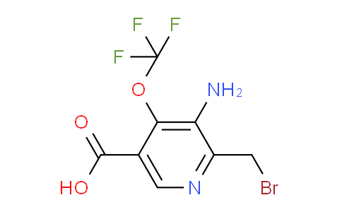 AM55269 | 1804479-62-6 | 3-Amino-2-(bromomethyl)-4-(trifluoromethoxy)pyridine-5-carboxylic acid