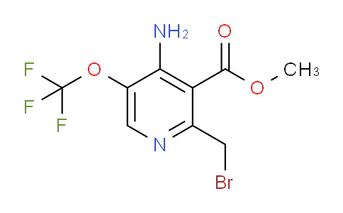 Methyl 4-amino-2-(bromomethyl)-5-(trifluoromethoxy)pyridine-3-carboxylate