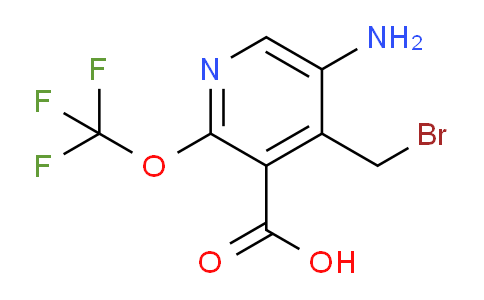 5-Amino-4-(bromomethyl)-2-(trifluoromethoxy)pyridine-3-carboxylic acid