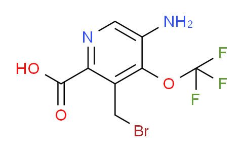 5-Amino-3-(bromomethyl)-4-(trifluoromethoxy)pyridine-2-carboxylic acid