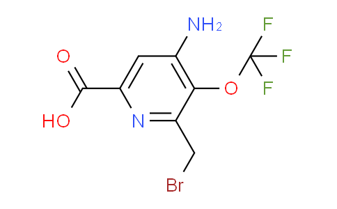 AM55285 | 1804538-65-5 | 4-Amino-2-(bromomethyl)-3-(trifluoromethoxy)pyridine-6-carboxylic acid