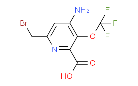 AM55286 | 1804017-37-5 | 4-Amino-6-(bromomethyl)-3-(trifluoromethoxy)pyridine-2-carboxylic acid
