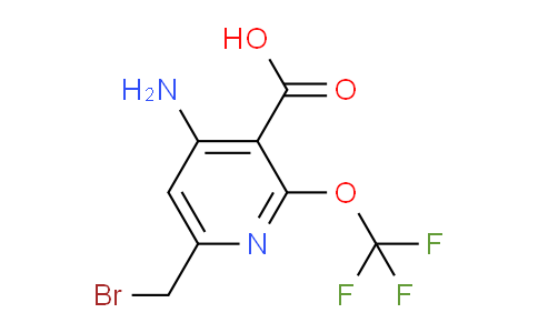 4-Amino-6-(bromomethyl)-2-(trifluoromethoxy)pyridine-3-carboxylic acid