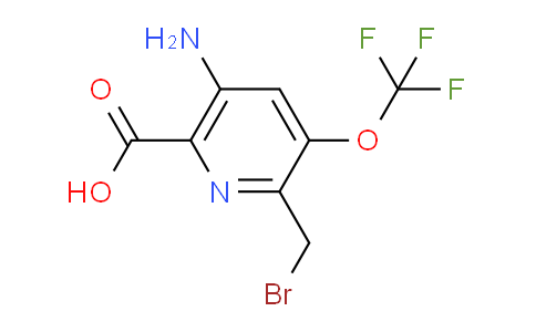 AM55291 | 1805989-94-9 | 5-Amino-2-(bromomethyl)-3-(trifluoromethoxy)pyridine-6-carboxylic acid