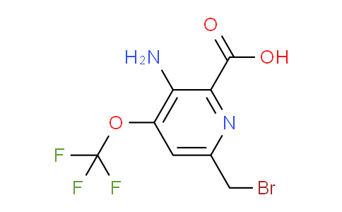 3-Amino-6-(bromomethyl)-4-(trifluoromethoxy)pyridine-2-carboxylic acid