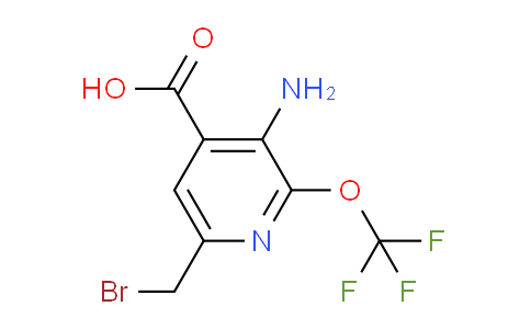 3-Amino-6-(bromomethyl)-2-(trifluoromethoxy)pyridine-4-carboxylic acid