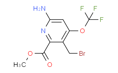 Methyl 6-amino-3-(bromomethyl)-4-(trifluoromethoxy)pyridine-2-carboxylate