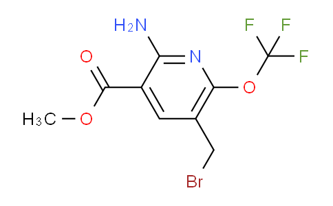 Methyl 2-amino-5-(bromomethyl)-6-(trifluoromethoxy)pyridine-3-carboxylate