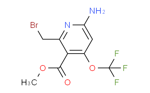Methyl 6-amino-2-(bromomethyl)-4-(trifluoromethoxy)pyridine-3-carboxylate