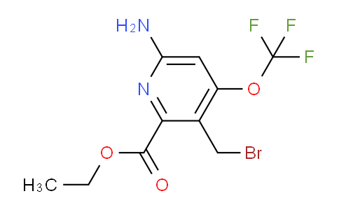AM55310 | 1804539-98-7 | Ethyl 6-amino-3-(bromomethyl)-4-(trifluoromethoxy)pyridine-2-carboxylate