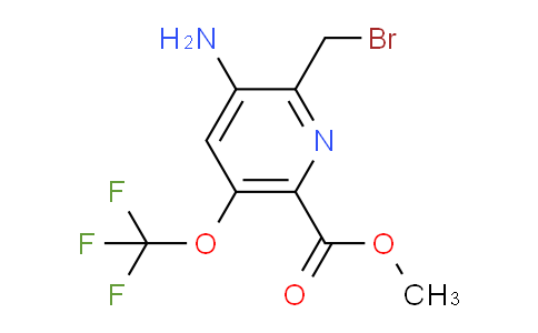 AM55313 | 1804539-12-5 | Methyl 3-amino-2-(bromomethyl)-5-(trifluoromethoxy)pyridine-6-carboxylate