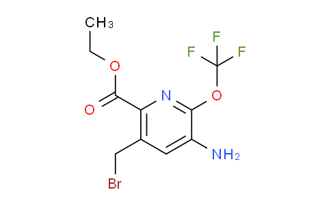 AM55328 | 1804018-40-3 | Ethyl 3-amino-5-(bromomethyl)-2-(trifluoromethoxy)pyridine-6-carboxylate