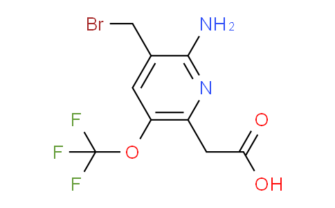AM55341 | 1804532-81-7 | 2-Amino-3-(bromomethyl)-5-(trifluoromethoxy)pyridine-6-acetic acid