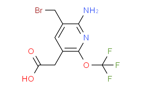 AM55343 | 1803437-73-1 | 2-Amino-3-(bromomethyl)-6-(trifluoromethoxy)pyridine-5-acetic acid