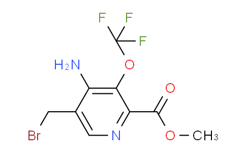 Methyl 4-amino-5-(bromomethyl)-3-(trifluoromethoxy)pyridine-2-carboxylate