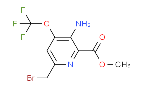 Methyl 3-amino-6-(bromomethyl)-4-(trifluoromethoxy)pyridine-2-carboxylate