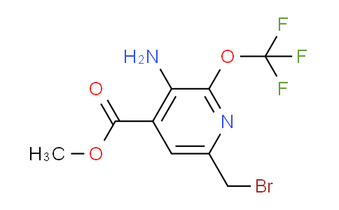 Methyl 3-amino-6-(bromomethyl)-2-(trifluoromethoxy)pyridine-4-carboxylate