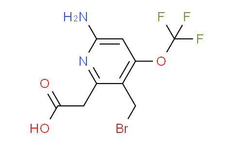 AM55354 | 1803437-78-6 | 6-Amino-3-(bromomethyl)-4-(trifluoromethoxy)pyridine-2-acetic acid