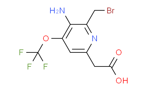 AM55360 | 1804583-23-0 | 3-Amino-2-(bromomethyl)-4-(trifluoromethoxy)pyridine-6-acetic acid