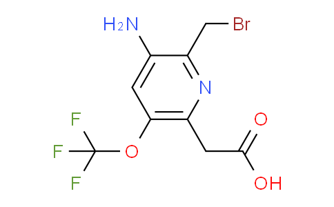 AM55361 | 1804540-45-1 | 3-Amino-2-(bromomethyl)-5-(trifluoromethoxy)pyridine-6-acetic acid