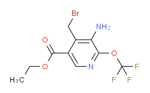 AM55368 | 1804582-47-5 | Ethyl 3-amino-4-(bromomethyl)-2-(trifluoromethoxy)pyridine-5-carboxylate