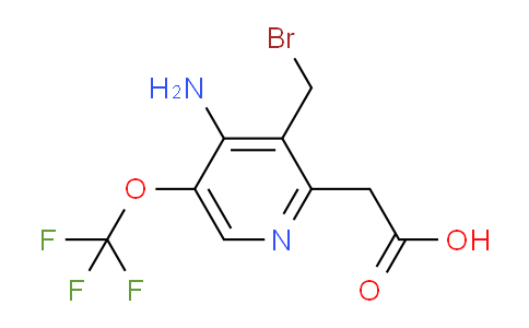 AM55374 | 1804583-60-5 | 4-Amino-3-(bromomethyl)-5-(trifluoromethoxy)pyridine-2-acetic acid