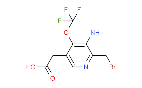 AM55398 | 1804527-97-6 | 3-Amino-2-(bromomethyl)-4-(trifluoromethoxy)pyridine-5-acetic acid