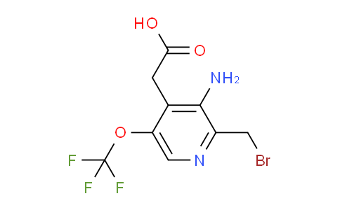 AM55400 | 1803437-93-5 | 3-Amino-2-(bromomethyl)-5-(trifluoromethoxy)pyridine-4-acetic acid