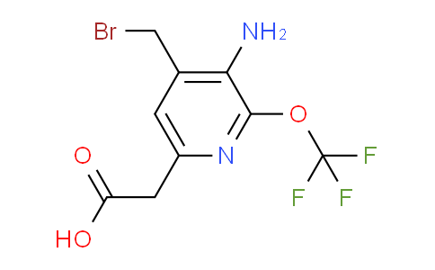 AM55405 | 1804610-33-0 | 3-Amino-4-(bromomethyl)-2-(trifluoromethoxy)pyridine-6-acetic acid