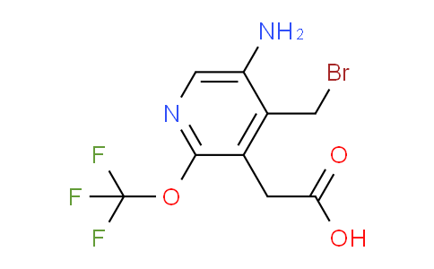 AM55407 | 1804610-39-6 | 5-Amino-4-(bromomethyl)-2-(trifluoromethoxy)pyridine-3-acetic acid
